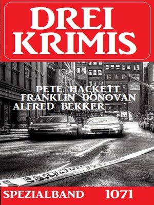 cover image of Drei Krimis Spezialband 1071